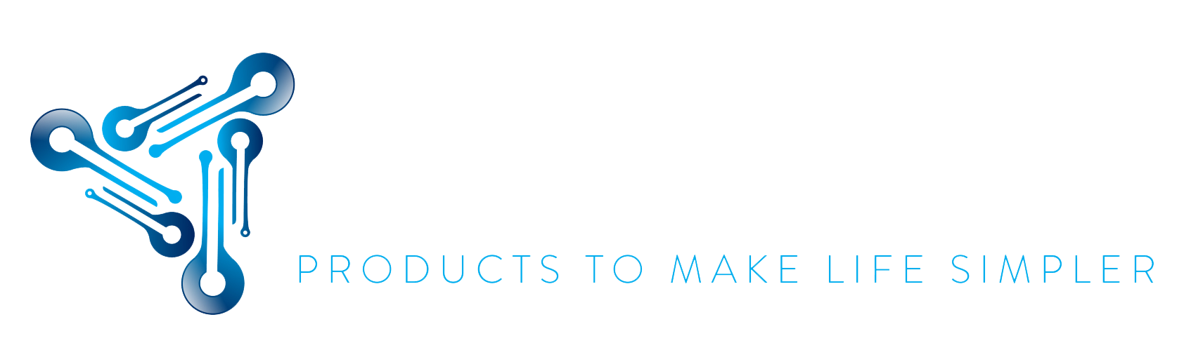 BreeWorld LLC logo with blue circuit icon