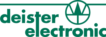 Deister Electronic teal logo and wordmark